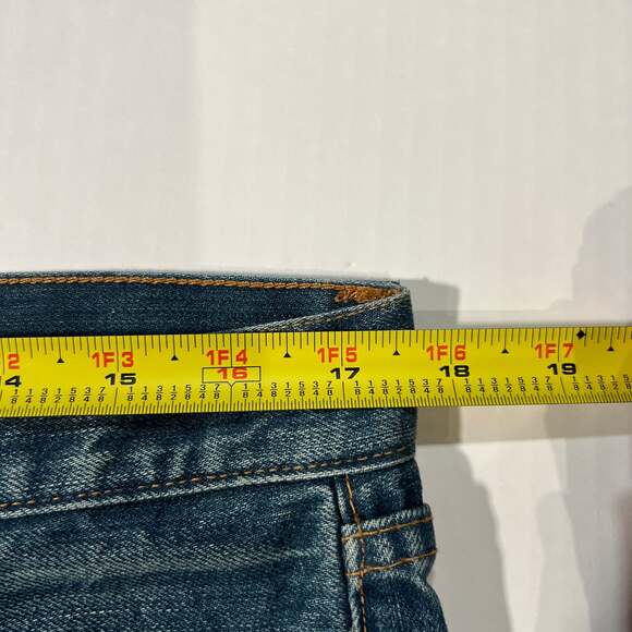 Cone Denim Mill Blue Jeans Wonderland Concepts Sample Men Indigo 34x31